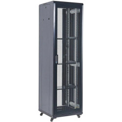 Шкаф серверный Rexant (04-4268-232) напольный 42U 600x800мм пер.дв.перфор. задн.дв.перфор. черный 230град. 2055мм металл