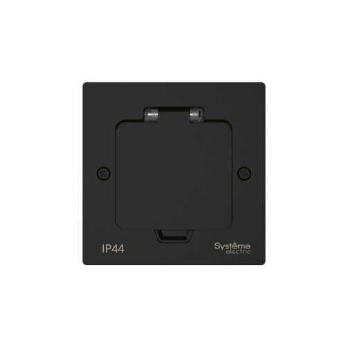 MultiDesk Лючок на 2 модуля IP44 с монтажной коробкой д/стены,фальшпола,стола ЧЁРНЫЙ матовый MDK20 MultiDesk Лючок на 2 модуля IP44 с монтажной коробкой д/стены,фальшпола,стола ЧЁРНЫЙ матовый MDK20