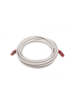 Патч-корд кат.5E F/UTP экранир. LSZH PC-LPM-STP-RJ45-RJ45-C5e-5M-LSZH-GY 5м сер. Hyperline 42339