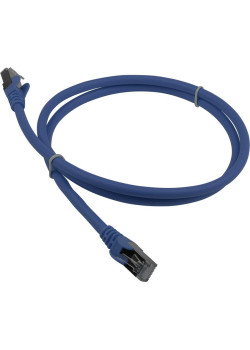 Патч-корд Lanmaster LAN-PC45/S6A-0.5-BL FTP RJ-45 вил.-вилка RJ-45 кат.6A 0.5м синий LSZH (уп.:1шт)