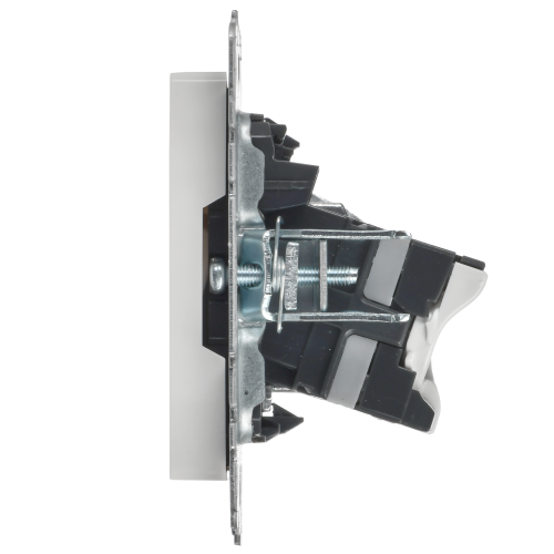 BRITE Розетка двойная TV+RJ45 кат.5E РТВ/РК12-БрБ белый IEK