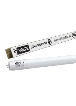 Лампа светодиодная LED-T8-10W/NW/G13/FR/FIX/N 10Вт матовая 4000К нейтр. бел. G13 неповорот. Volpe UL-00001454