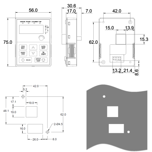LED панель управления STV320 LED панель управления STV320