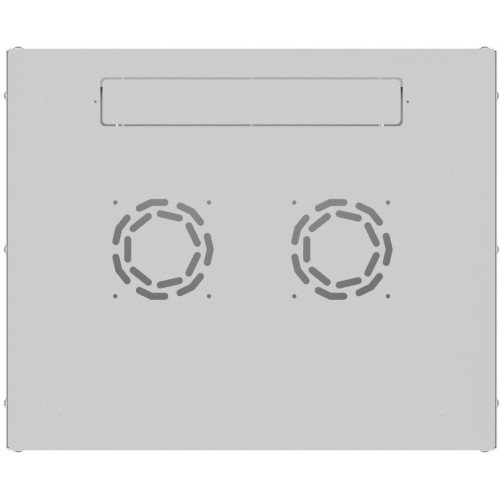 Шкаф коммутационный NTSS Lime (NTSS-WL6U5560GS) настенный 6U 550x600мм пер.дв.стекл несъемн.бок.пан. 30кг серый 520мм 12кг 110град. 370мм IP20 сталь