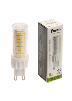 Лампа светодиодная диммируемая Feron LB-438 G9 10W 175-265V 4000K