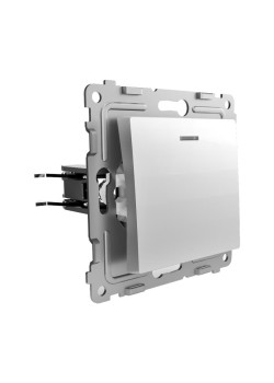 Выключатель 1-кл. СП Pixel 10А IP20 с индикатором механизм алюм. TOKOV ELECTRIC TKE-PX-V1I-C03