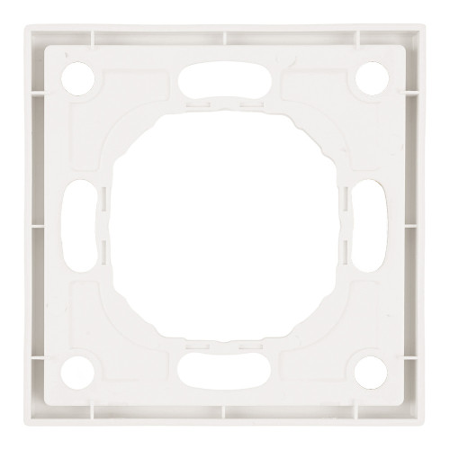 Рамка STEKKER, PFR00-5001-01 1-местная, серия Эмили, белый фарфор, soft touch