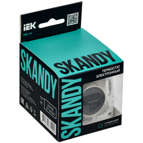 SKANDY Термостат электронный с индикацией SK-T01B бежевый IEK SKANDY Термостат электронный с индикацией SK-T01B бежевый IEK