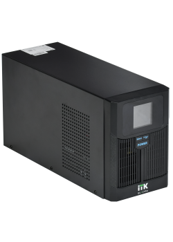 ITK ELECTRA LT ИБП однофазный линейно-интерактивный 1,5кВА/1,2кВт 4хС13 LCD дисплей 24VDC без АКБ USB RJ45/11