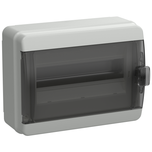 TEKFOR Корпус пластиковый КМПн-12 IP65 черная прозрачная дверь IEK