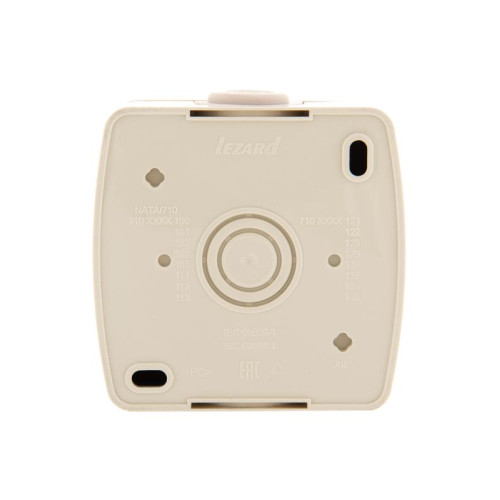 Розетка 1-м ОП Nata 16А IP20 без заземл. керамика крем. LEZARD 710-0300-121 Розетка 1-м ОП Nata 16А IP20 без заземл. керамика крем. LEZARD 710-0300-121