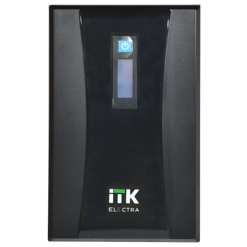 ITK ELECTRA ET ИБП Линейно-интерактивный 2кВА/1,2кВт однофазный с LCD дисплеем с АКБ 2х9AH USB порт ITK ELECTRA ET ИБП Линейно-интерактивный 2кВА/1,2кВт однофазный с LCD дисплеем с АКБ 2х9AH USB порт