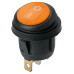 Выключатель клавишный круглый KCD2-101N/FS 250В AC/DC, 1P, 6А, (3с), ON-OFF, черный корпус, желтая клавиша с LED подсветкой, IP54 TDM Выключатель клавишный круглый KCD2-101N/FS 250В AC/DC, 1P, 6А, (3с), ON-OFF, черный корпус, желтая клавиша с LED подсветкой, IP54 TDM