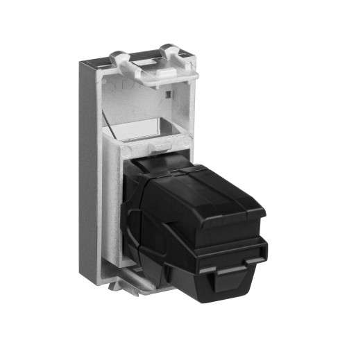 HDMI розетка модульная, тип А-А, Avanti, закаленная сталь, 1 модуль HDMI розетка модульная, тип А-А, Avanti, закаленная сталь, 1 модуль