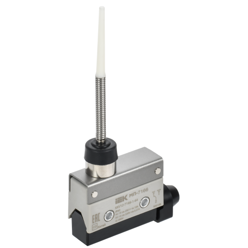 Микропереключатель концевой МП-7166 пружинный стержень с диэлектриком IP40 IEK