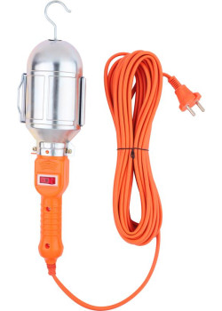 Светильник переносной с выключателем 60Вт 220В ПВС 2х0.75 10м IP20 TOKOV ELECTRIC TKE-SP-20-10M