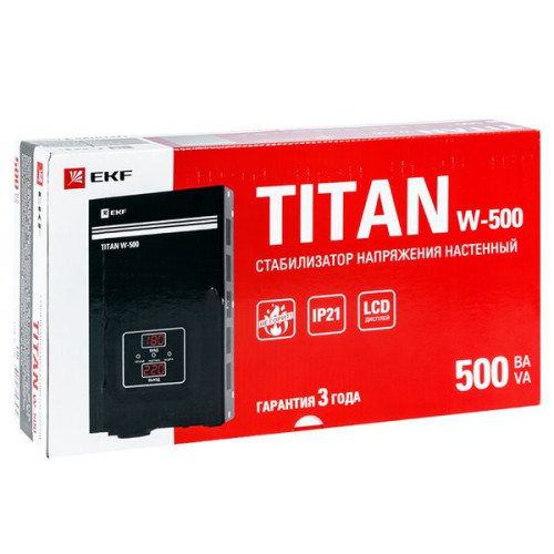 Стабилизатор напряжения настенный TITAN W-500 EKF