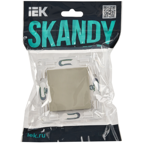 SKANDY Заглушка с суппортом SK-C01B бежевый IEK SKANDY Заглушка с суппортом SK-C01B бежевый IEK
