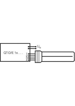 Лампа люминесцентная компакт. DULUX D/E 18W/830 G24q-2 OSRAM 4050300327211