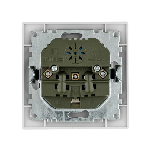 Розетка 2П+З с защ. шт. 16А 250В + USB порт 2,1А 5В белая 