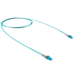 Оптический коммутационный шнур двухволоконный (Duplex) LC/UPC-LC/UPC, 50/125 (OM3), 1 м