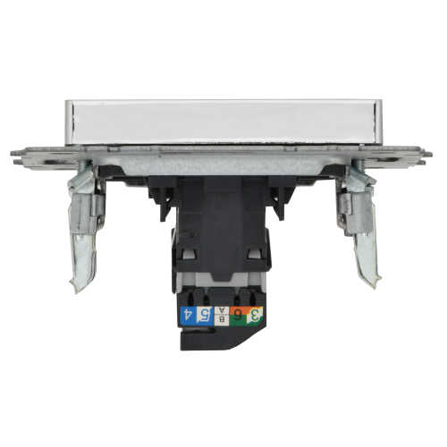 BRITE Розетка компьютерная RJ45 кат.5E РК10-БрГН металл хром/никель IEK BRITE Розетка компьютерная RJ45 кат.5E РК10-БрГН металл хром/никель IEK