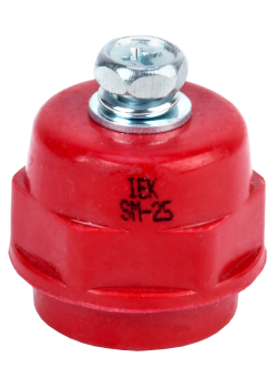 Изолятор SM25 (М6) силовой с болтом IEK