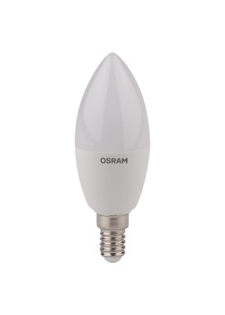 Лампа светодиодная LED Star Classic B 40 5W/840 5Вт свеча матовая 4000К нейтр. бел. E14 470лм 220-240В пластик. OSRAM 4058075056886