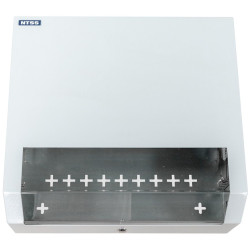 Шкаф коммутационный NTSS (NTSS-SOHO5U) настенный 5U 520x140мм пер.дв.стекл несъемн.бок.пан. 80кг белый 11кг 480мм IP20 металл
