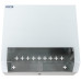 Шкаф коммутационный NTSS (NTSS-SOHO5U) настенный 5U 520x140мм пер.дв.стекл несъемн.бок.пан. 80кг белый 11кг 480мм IP20 металл
