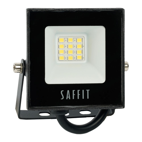 Светодиодный прожектор SAFFIT SFL90-10 IP65 10W 6400K черный Светодиодный прожектор SAFFIT SFL90-10 IP65 10W 6400K черный