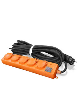 Удлинитель-шнур 5х30м с заземл. 16А IP44 У10-026 КГ 3х1.5 с выкл. с индикатором сети с защ. крышкой UNIVersal 9634140