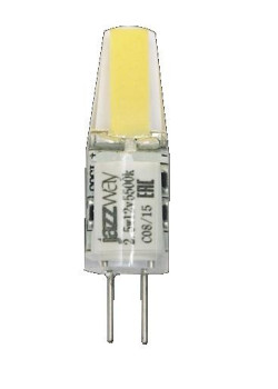 Лампа светодиодная PLED-G4 COB 2.5Вт капсульная 5500К холод. бел. G4 200лм 12В JazzWay 2855770