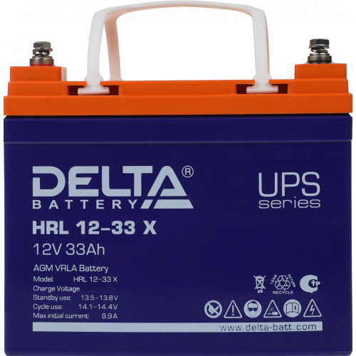 Батарея для ИБП Delta HRL 12-33 X 12В 33Ач Батарея для ИБП Delta HRL 12-33 X 12В 33Ач