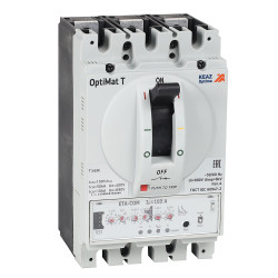Выключатель автоматический для защиты двигателя OptiMat T160L ETA-M 160A 3P