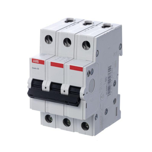 Выключатель автоматический модульный 3п C 25А 4.5кА Basic M BMS413C25 ABB 2CDS643041R0254 Выключатель автоматический модульный 3п C 25А 4.5кА Basic M BMS413C25 ABB 2CDS643041R0254