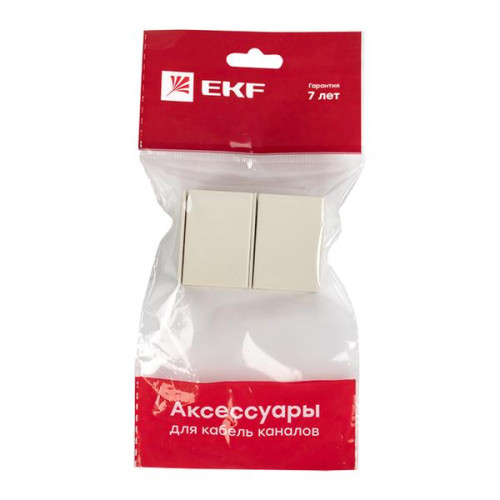 Соединитель (25x25) (4 шт) белый EKF-Plast Соединитель (25x25) (4 шт) белый EKF-Plast