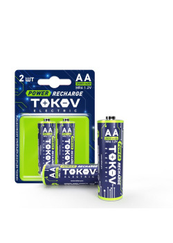 Аккумулятор АА/HR6 2500мА.ч (блистер 2шт) TOKOV ELECTRIC TKE-NMA-HR6/B2