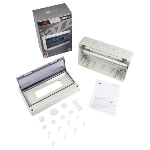 Бокс модульный накладной PDB/W 4015 GR (ЩРН-ПГ-15) IP65 пластик. Pro JazzWay 5072107 Бокс модульный накладной PDB/W 4015 GR (ЩРН-ПГ-15) IP65 пластик. Pro JazzWay 5072107