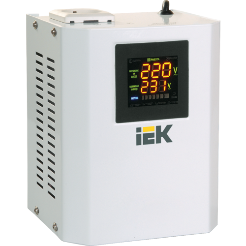 Стабилизатор напряжения настенный BOILER 0,5кВА IEK