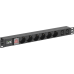 ITK PDU 6 розеток немецкий стандарт + 2 С13 c LED выключателем 1U вход С14 без кабеля алюминиевый профиль ITK PDU 6 розеток немецкий стандарт + 2 С13 c LED выключателем 1U вход С14 без кабеля алюминиевый профиль