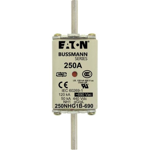 Предохранитель NH 160A 690В gG 1 двойная индикация EATON 160NHG1B-690 Предохранитель NH 160A 690В gG 1 двойная индикация EATON 160NHG1B-690