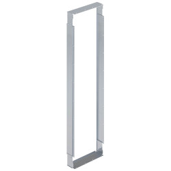 Заглушка вертикальная под PDU для IT-CQE 2000х600х100 RAL7035