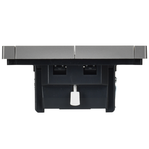 FORTE&PIANO Выключатель жалюзи 10А FP511 сталь IEK