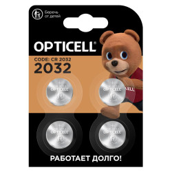 Элемент питания литиевый CR2032 (блист.4шт) Specialty Opticell 5060007