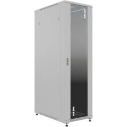 Шкаф серверный NTSS Премиум (NTSS-R47U60100GS) напольный 47U 600x1000мм пер.дв.стекл металл 900кг серый 910мм 113.8кг 2210мм IP20 сталь
