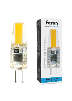 Лампа светодиодная Feron LB-423 G4 3W 230V 6400K