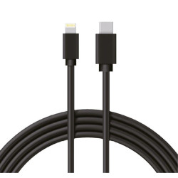 Кабель Type-C-Lightning 3A/1m/PVC/black Rexant 18-1827