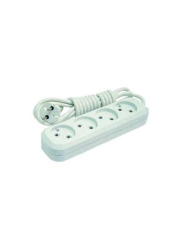 Удлинитель 4х3м без заземл. 10А IP20 Makel MGP143