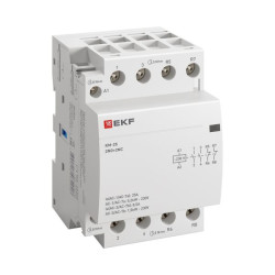 Контактор модульный КМ 25А 2NO+2NC 230В АС (3 мод.) PROXIMA EKF